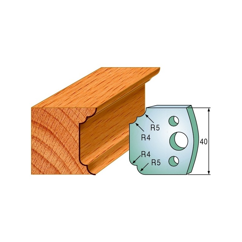 Profiilterad, paar HL 40x4 mm