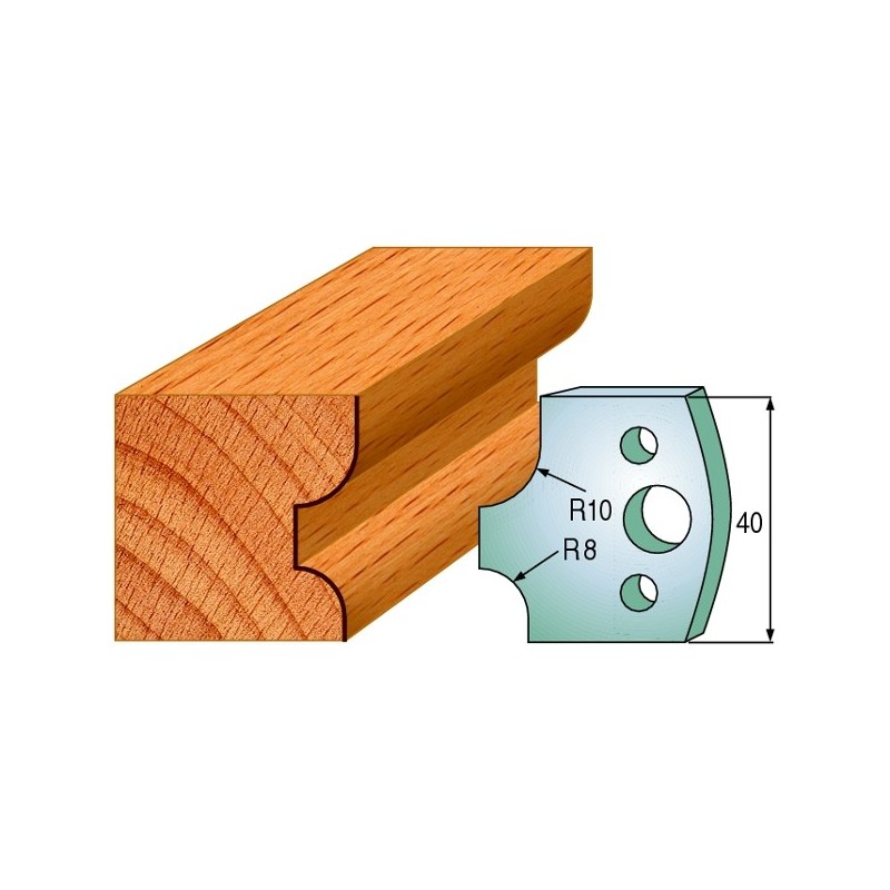 Profiilterad, paar HL 40x4 mm