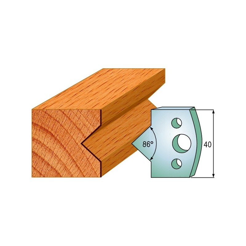 Profiilterad, paar HL 40x4 mm