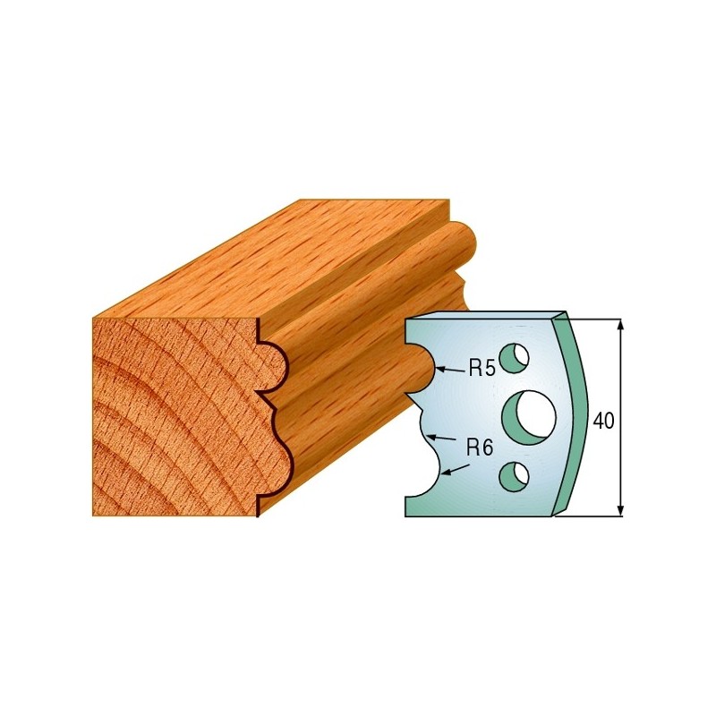 Piirajad, paar 40x4 mm