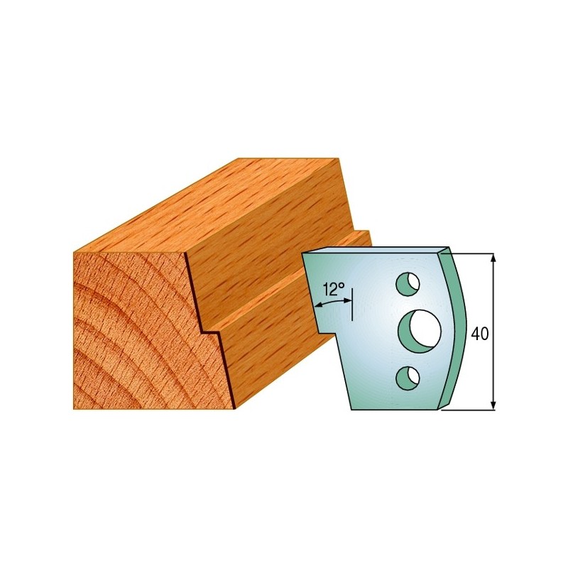 Profiilterad, paar HL 40x4 mm