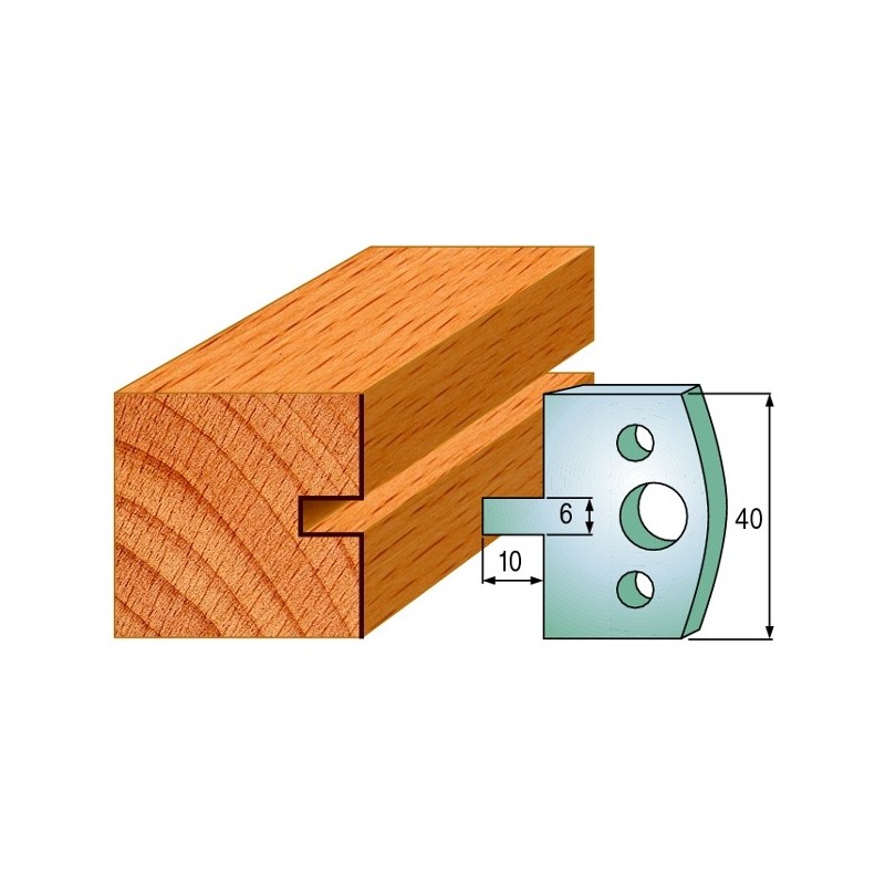 Profiilterad, paar HL 40x4 mm