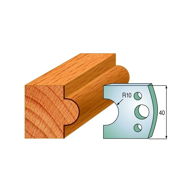 Profiilterad, paar HL 40x4 mm