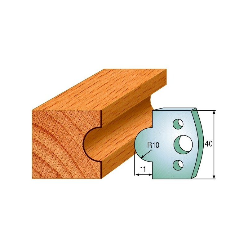 Profiilterad, paar HL 40x4 mm