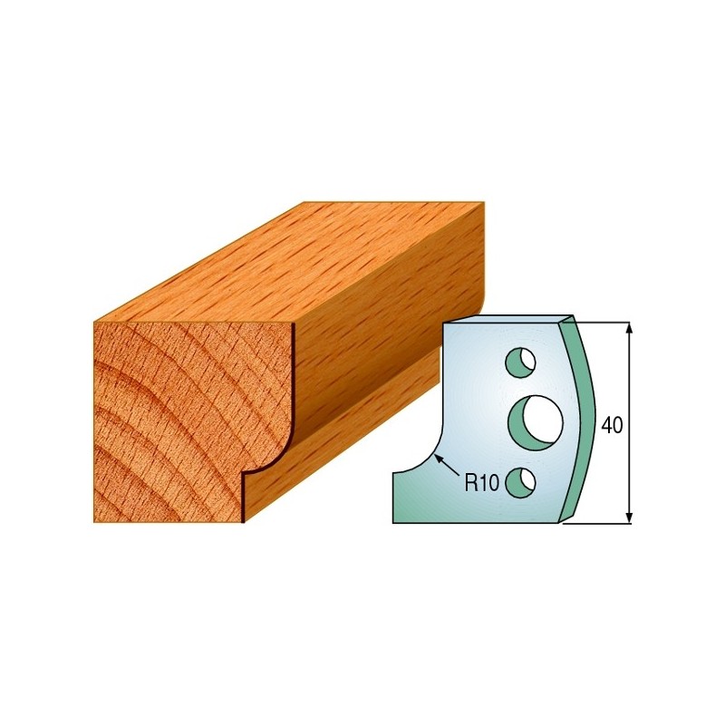 Profiilterad, paar HL 40x4 mm