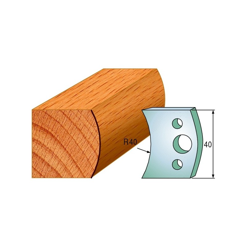 Profiilterad, paar HL 40x4 mm