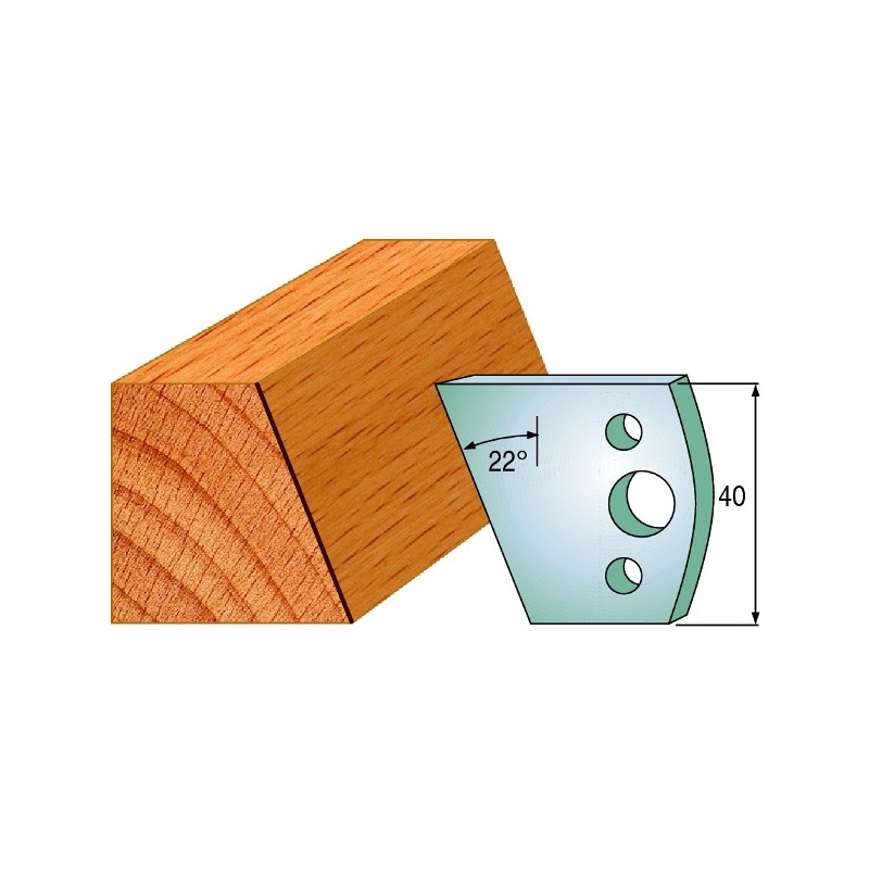 Profiilterad, paar HL 40x4 mm