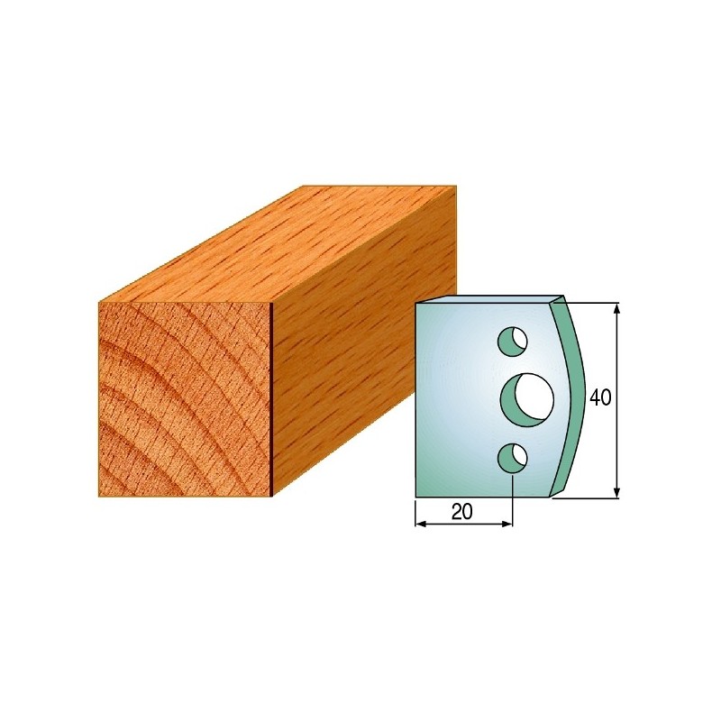 Profiilterad, paar HL 40x4 mm