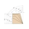 Reguleeritav CNC frees D-85-102x39.5 Z2 S-20x50 H