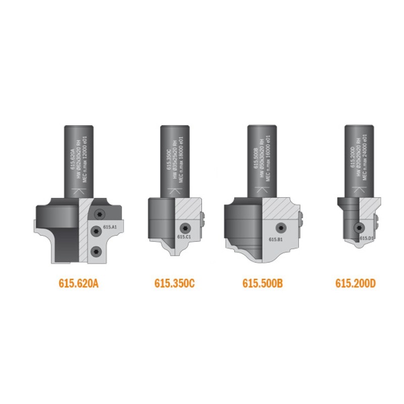 Otsfreesi keha A S-20x50 D-38-62x30x95 RH