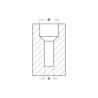 Astmeline puur 45 versengiga HM Z2 S-10 D-4.5-16 RH