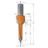Tüüblipuur, versengiga, läbiv HM D-8x35x70 S-10x20 LH