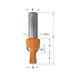 Tüüblipuur, versengiga HM D-10x13x57.5 S-10x27 LH