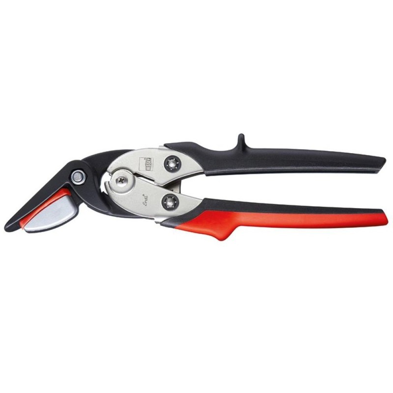 Safety strap cutter with compound leverage D123S-SB