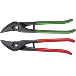 Shape and straight cutting snips, without opening stop D216-280-B-SBSK