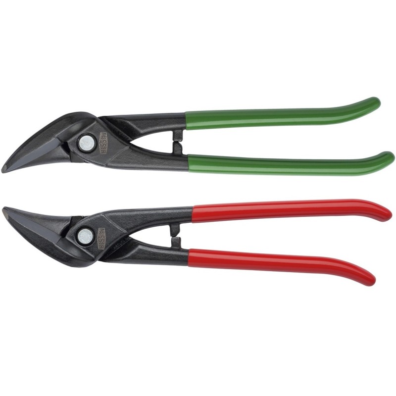 Shape and straight cutting snips, without opening stop D216-280-B-SBSK