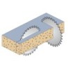 Saeketas värv.metallidele, plastik D-300x3.2x2.5x30 Z-96 HWG