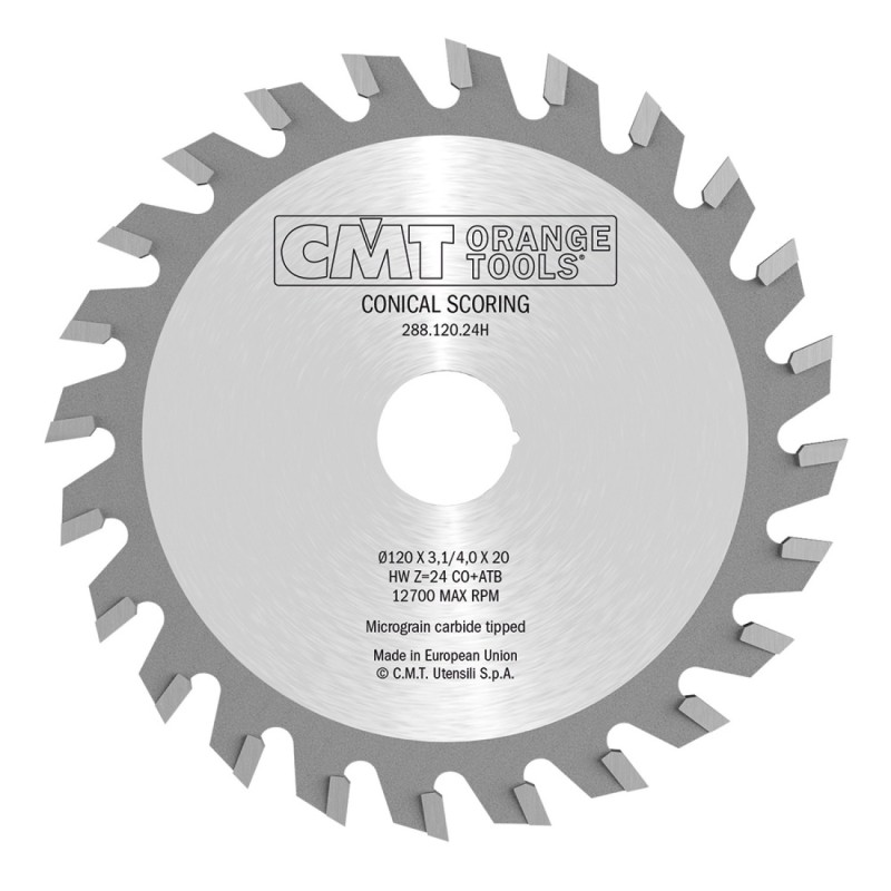 CONICAL SCORING BLADE HW 200x4,3-5,5-3,2x45 Z36 CO+FTG