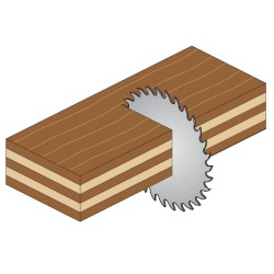 Saeketas D-250x3.2x2.2x30 Z-48 HDF