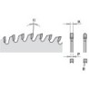 Saeketas D-220x3.2x2.2x30 Z-42 HDF -6neg.