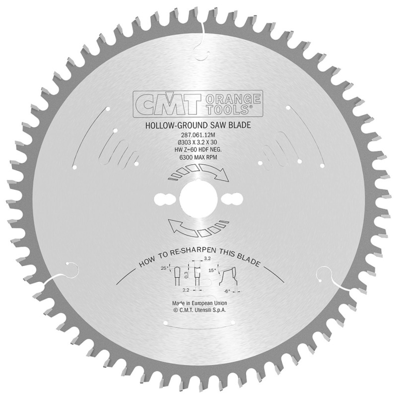Saeketas D-303x3.2x2.2x30 Z-60 -6neg.