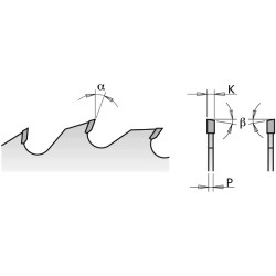Saeketas, universaal D-600x4.2x3.2x30 Z-66 ATB