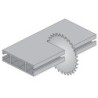 Saeketas värv.metallidele, plastik D-160x2.2x1.6x20 Z-24 TCG 5pos