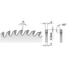 Saeketas plaadisaele D-300x4.4x3.2x80 Z-60 16 TCG