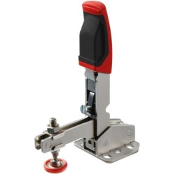 Vertical toggle clamp with open arm and horizontal base plate STC-VH20