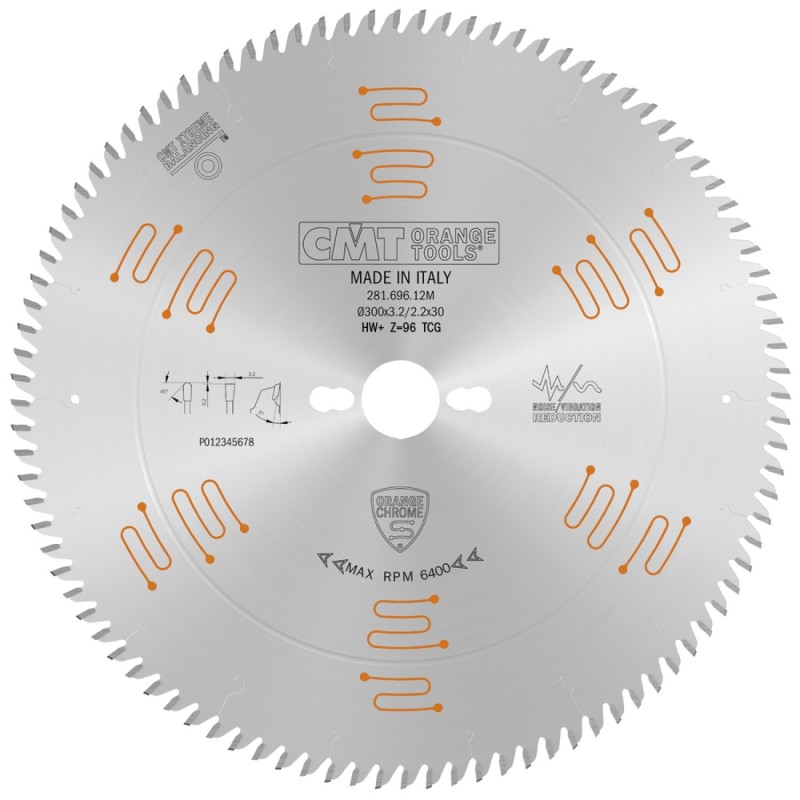 Saeketas, laminaat, kroom D-350x3.5x2.5x30 Z-108 5HWG