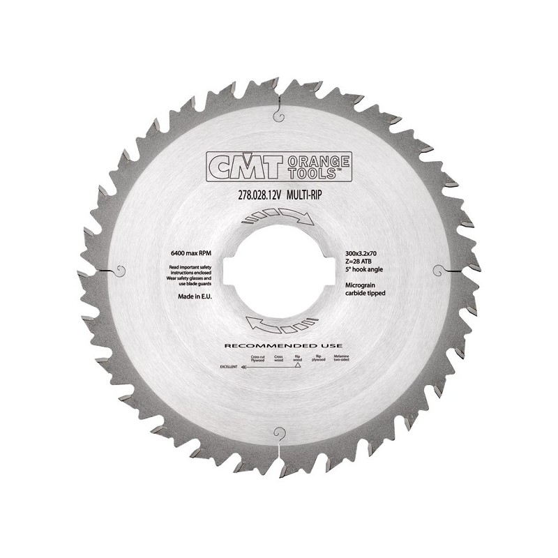 Mitmekettalise saeketas D-300x3.2x2.2x70 Z-28 ATB