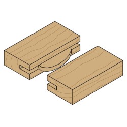 Küpsise freesi ketas D-100x3.96x3x22 Z-8 10ATB