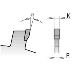 Soone saeketas D-180x3x30 Z-18 FLAT