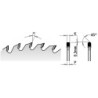 Teemant saeketas trapets DP D-300x3.2x2.2x30 Z-60 TCG