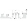 DADO saeketta komplekt D-203x6-20x30 mm Z12 -12 Neg. FLAT+ATB