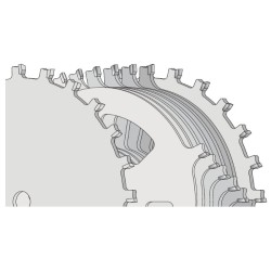 DADO saeketta komplekt D-203x6-20x15.87 mm Z12 -12 Neg. FLAT+ATB