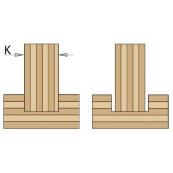 DADO saeketta komplekt D-200x6.35-20.64x15.87 mm Z12 -12 Neg. FTG+ATB