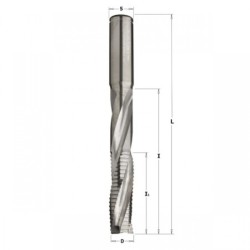 Lukupesa spiraalfrees HM D-14x45-125x170 Z3R RH