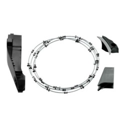 Wire cutting with a sweeping machine DSS-SR.