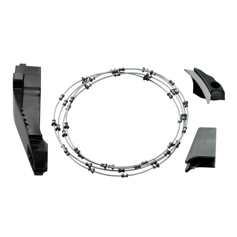 Wire cutting with a sweeping machine DSS-SR.