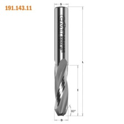 Lukupesa spiraalfrees, üles.v HM D-14x50x110 Z3 RH
