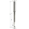 Spiraalfrees 5% CO HSS, üles.v ALU Z1 D-5x16-55x90 S-8 RH