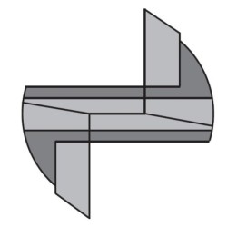 Otsfrees HM Z2 D-35x25x60 S-M12x1 RH