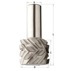 Teemant otsfrees, 40 nurgaga, 18DP D-50x38x95 S-25 Z3+3 RH