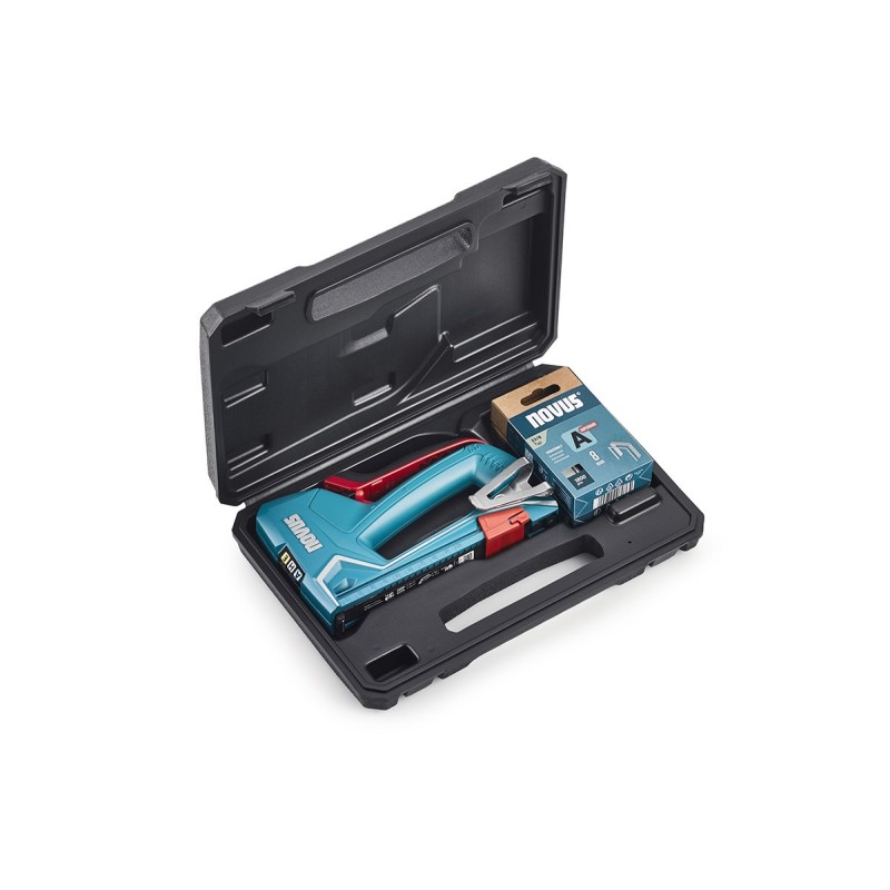 Novus J-50 Staple Gun Set with Case & Staples