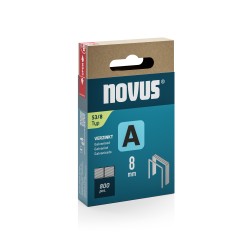 Novus Staples A53, 8 mm, 800 pcs | Galvanized