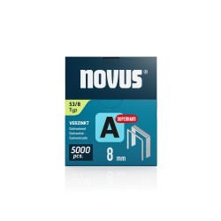 Скобы Novus A53, 8 мм, 5000 шт | Оцинкованные