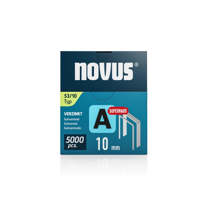 Novus Staples A53, 8 mm, 5000 pcs | Galvanized