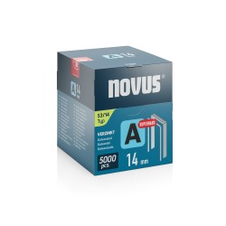Novus klambrid A-tüüp 53 14 mm – 5000 tk | Tugev ja täpne kinnitus