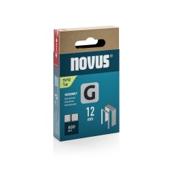 Novus Staples G11, 12 mm, 600 pcs | Galvanized